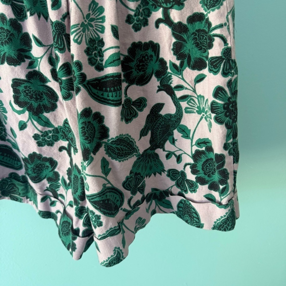 Anthropologie Corey Lynn Calter Gardenia Shorts Floral Elastic Waist Size Small - Picture 11 of 12